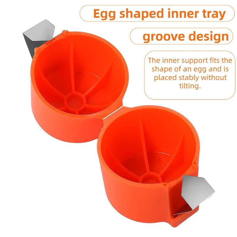 New Egg Shell Opener Portable Egg Opener Kitchen Handheld Egg Shell Crusher Household Press Egg Shell Separator