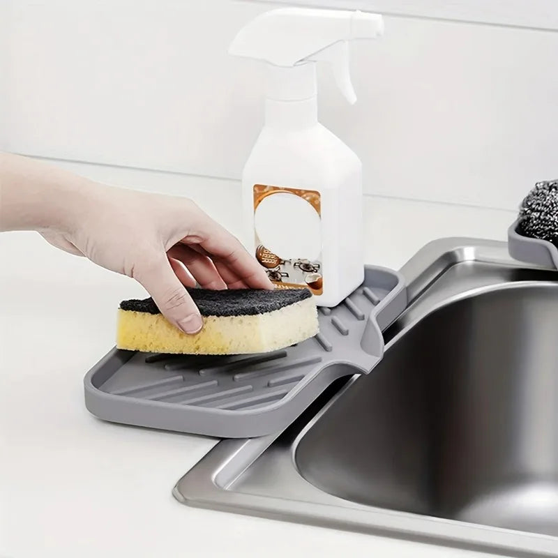 Sink Tray with Drainage Soap Box Japanese Style Bathroom Bathroom Kitchen Drain Pad Storage Tray Creative Soap Box