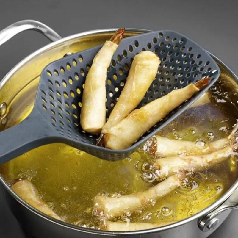 Silver Spoon Strain – Funnel Strainer for Food & Vegetables