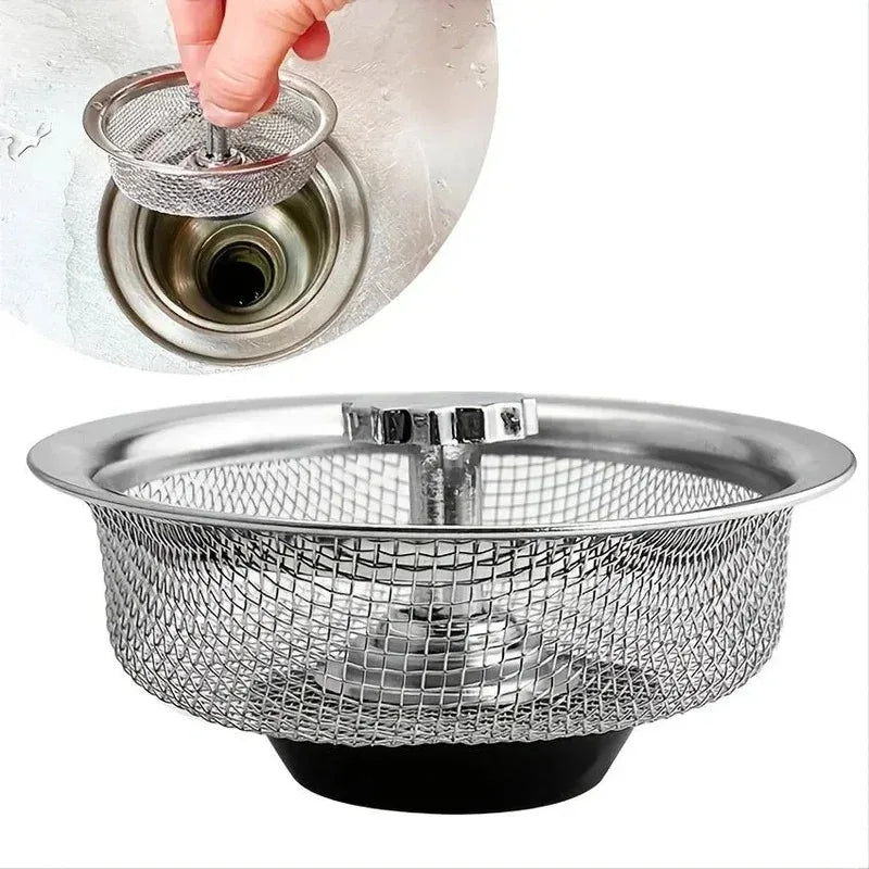 Kitchen Sink Filter Stainless Steel Sink Sewer Mesh Strainers Kitchen Tools Bathroom Floor Drains Hair Catcher Waste Plug Filter