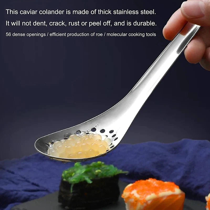 Spherification Spoon – Stainless Steel Kitchen Cooking Tool