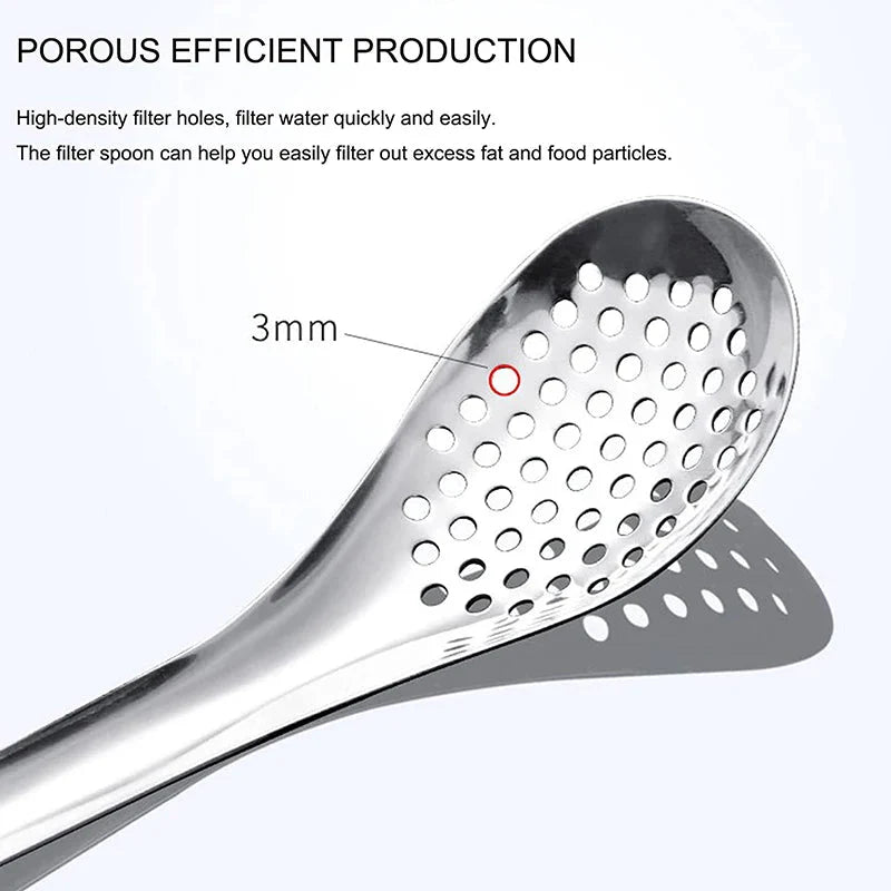 Spherification Spoon – Stainless Steel Kitchen Cooking Tool