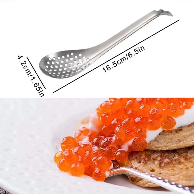Spherification Spoon – Stainless Steel Kitchen Cooking Tool