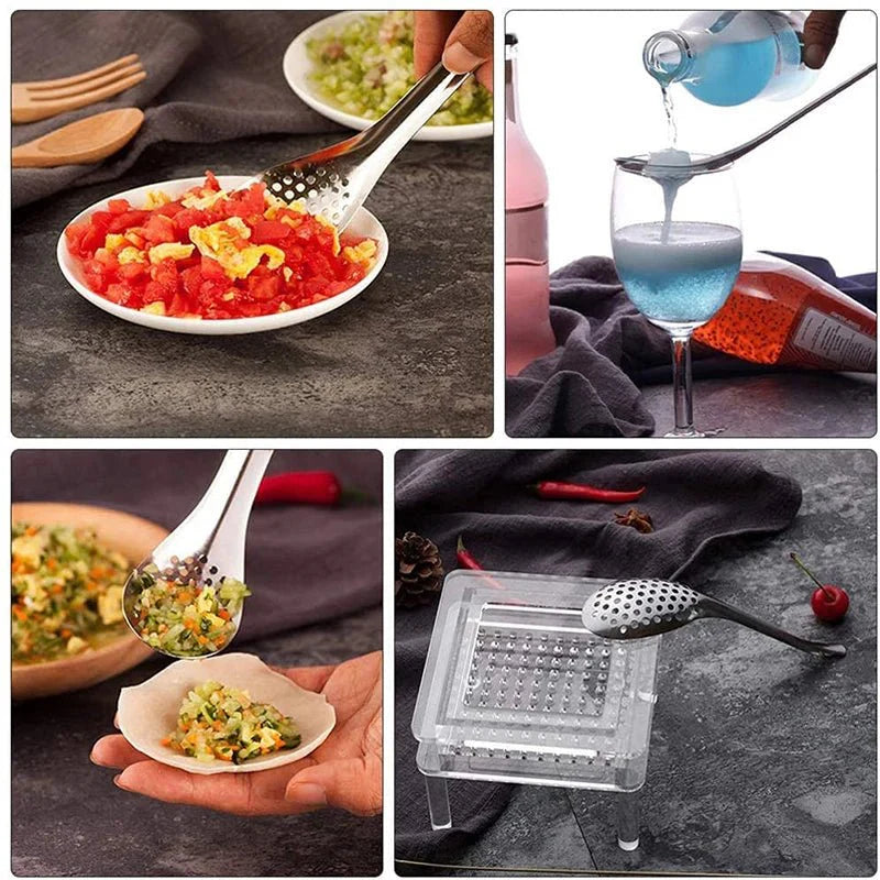 Spherification Spoon – Stainless Steel Kitchen Cooking Tool