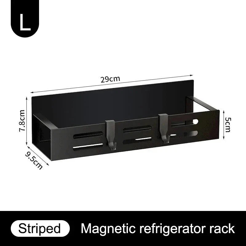 Kitchen Hanging Rack – No-Drill Paper Towel & Wrap Organizer