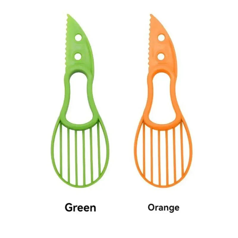 Avocado Slicer Shea Corer Butter Fruit Peeler Cutter Pulp Separator 3 In 1 Plastic Knife Kitchen Vegetable Tools