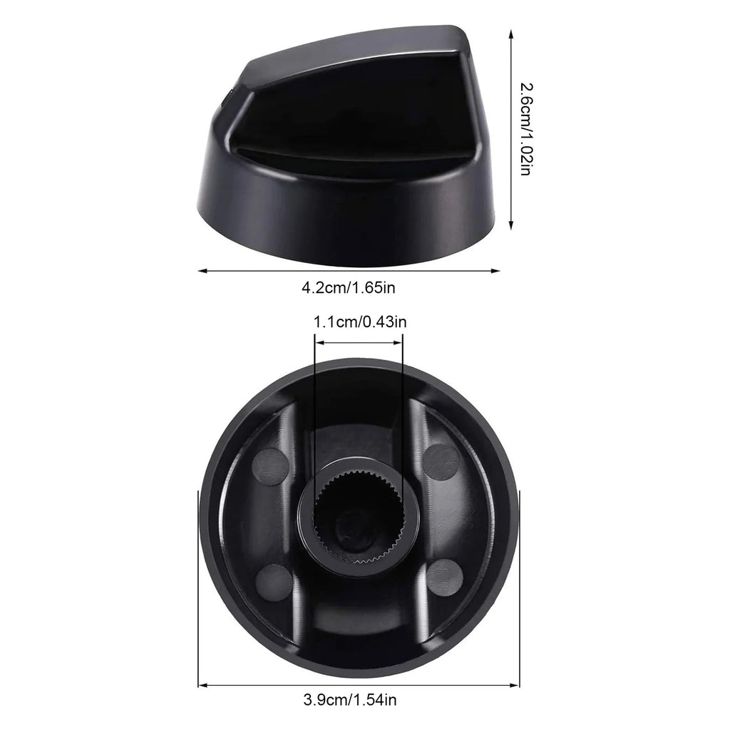 Stove Knob Covers 4 Pack – Gas Stove Replacement Knobs