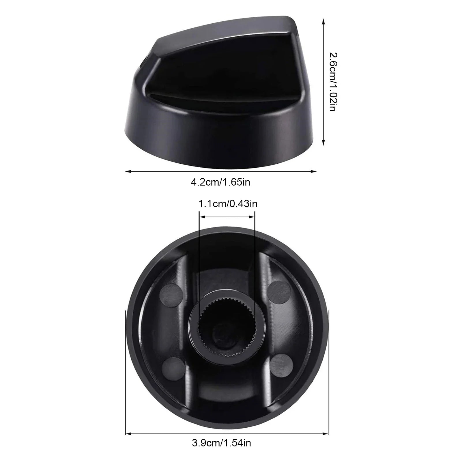 Stove Knob Covers 4 Pack – Gas Stove Replacement Knobs