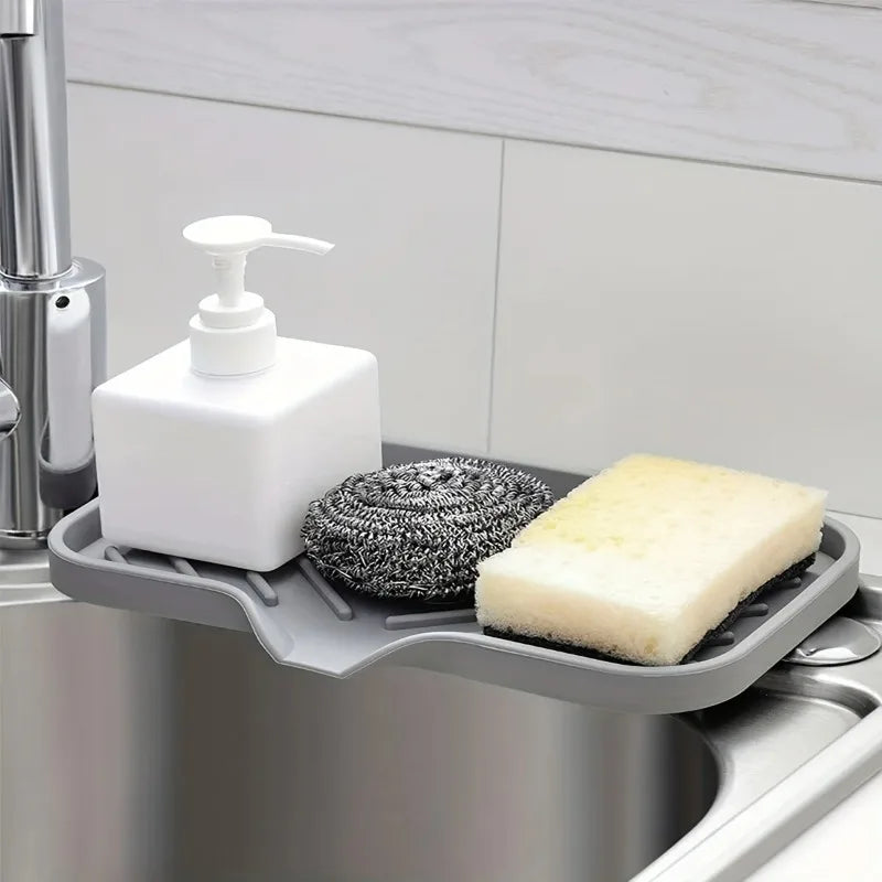 Sink Tray with Drainage Soap Box Japanese Style Bathroom Bathroom Kitchen Drain Pad Storage Tray Creative Soap Box