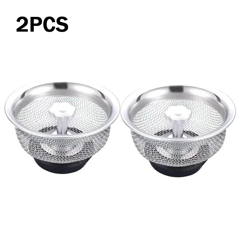 Kitchen Sink Filter Stainless Steel Sink Sewer Mesh Strainers Kitchen Tools Bathroom Floor Drains Hair Catcher Waste Plug Filter