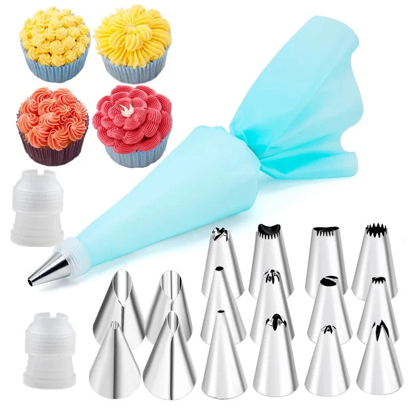 Stainless Steel Cake Frosting Tools – 6-24 Pcs Decorating Set