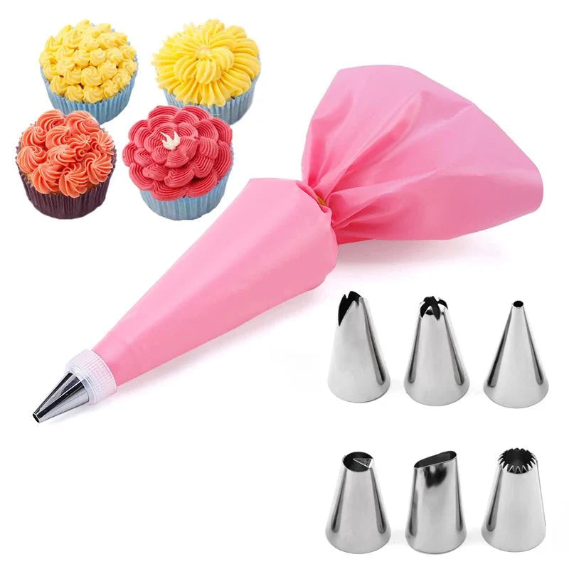 Stainless Steel Cake Frosting Tools – 6-24 Pcs Decorating Set