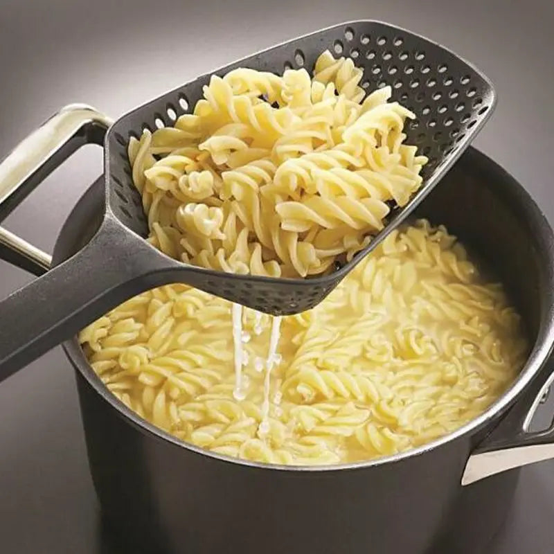 Silver Spoon Strain – Funnel Strainer for Food & Vegetables