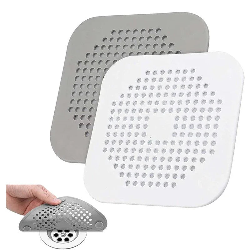 Sewer with Suction Cup, Floor Drain Mat, Kitchen, Bathroom, Anti Clogging Hair Filter