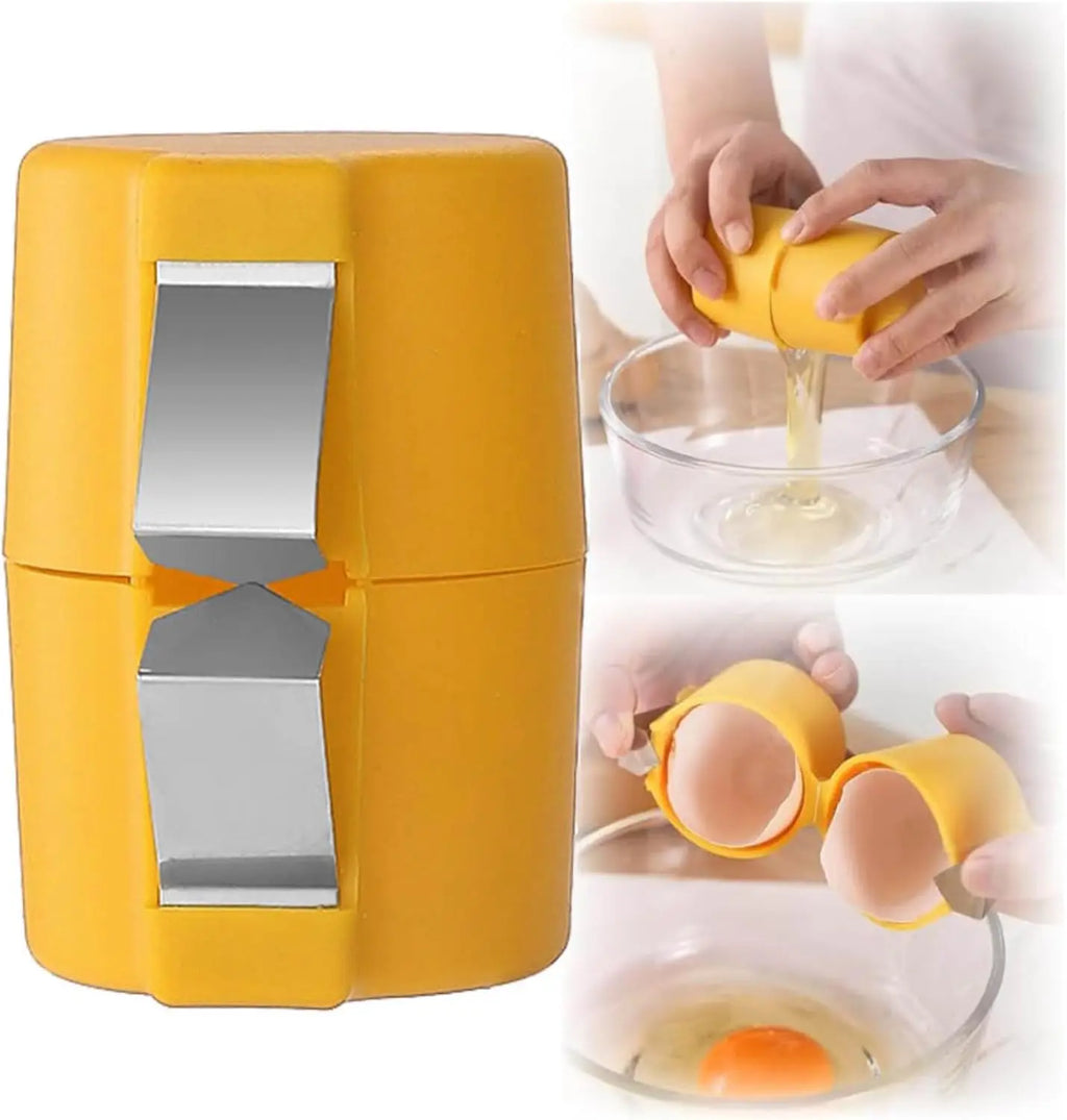 New Egg Shell Opener Portable Egg Opener Kitchen Handheld Egg Shell Crusher Household Press Egg Shell Separator