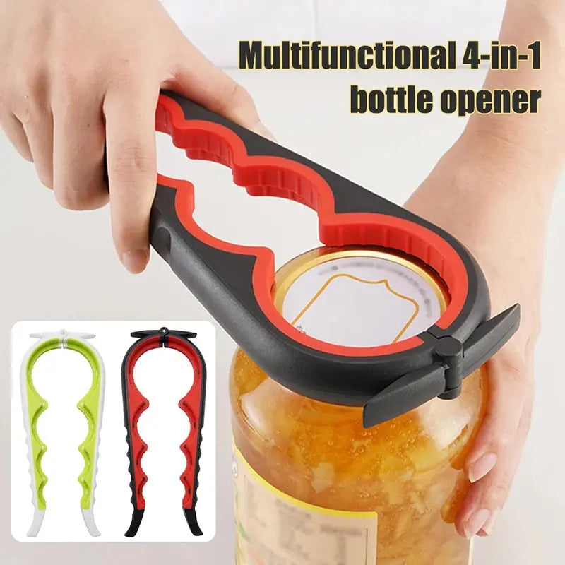 Multi-Function Bottle Opener Keychain