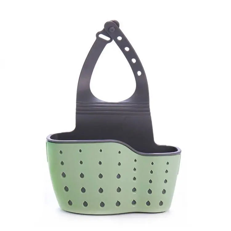 1/2PCS Home Storage Drain Basket Kitchen Sink Holder Adjustable Soap Sponge Shlf Hanging Drain Basket Bag Kitchen Accessories
