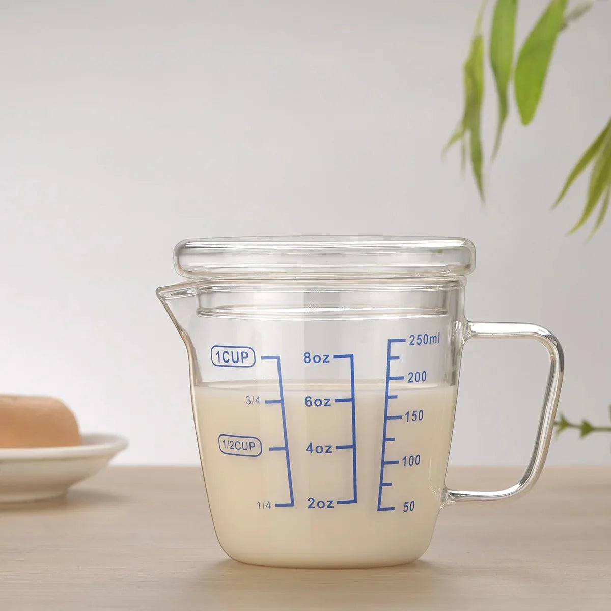 Large Glass Measuring Cup – Heatproof with Scale