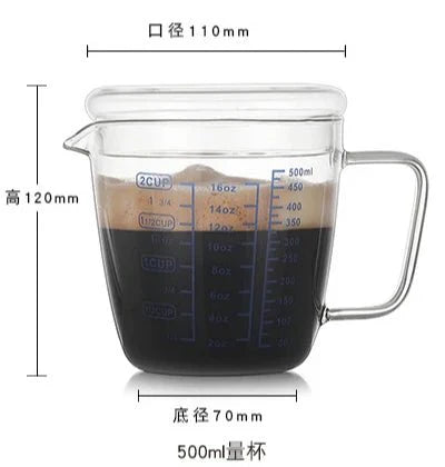 Large Glass Measuring Cup – Heatproof with Scale