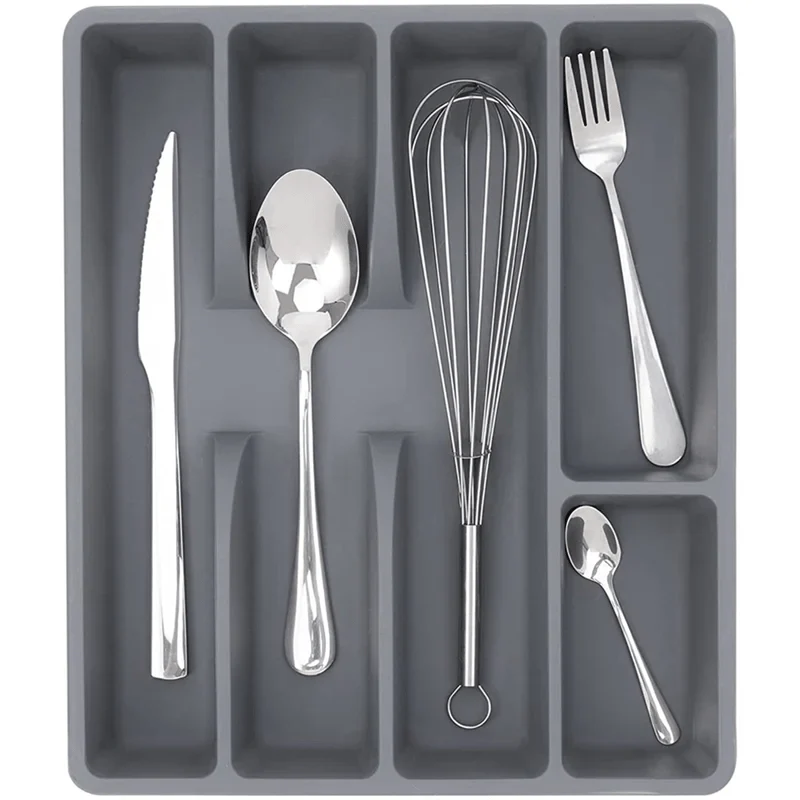 Kitchen Plastic Drawer Organizers for Silverware