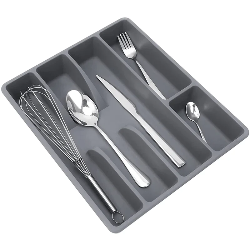 Kitchen Plastic Drawer Organizers for Silverware