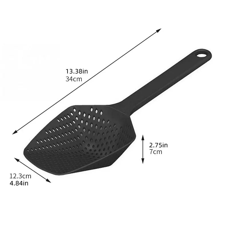 Silver Spoon Strain – Funnel Strainer for Food & Vegetables