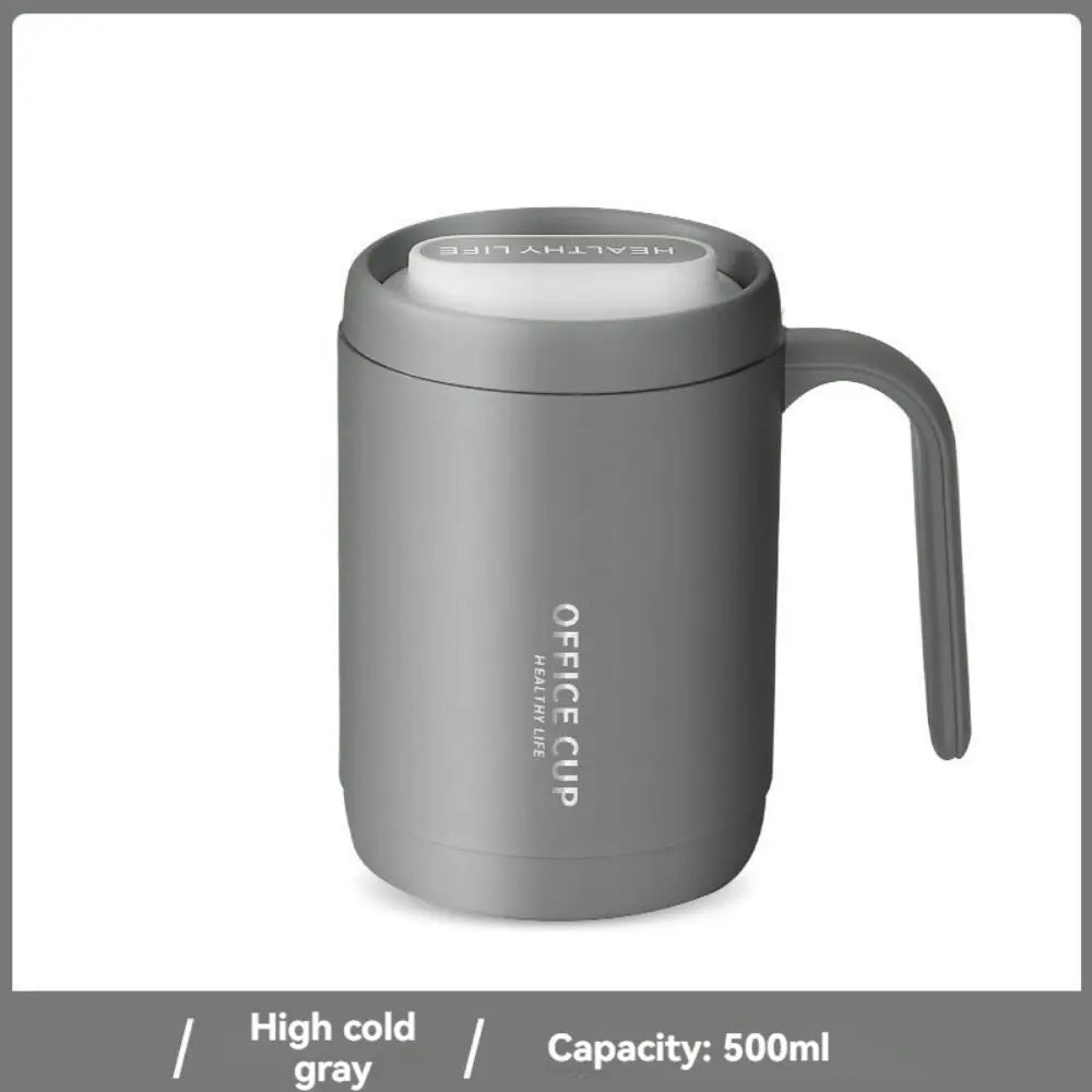 1PCS Office Large-Capacity Mug Coffee Cup Students Simple Creative High Value Drinking Cup Special Cup Milk Cup With Cover