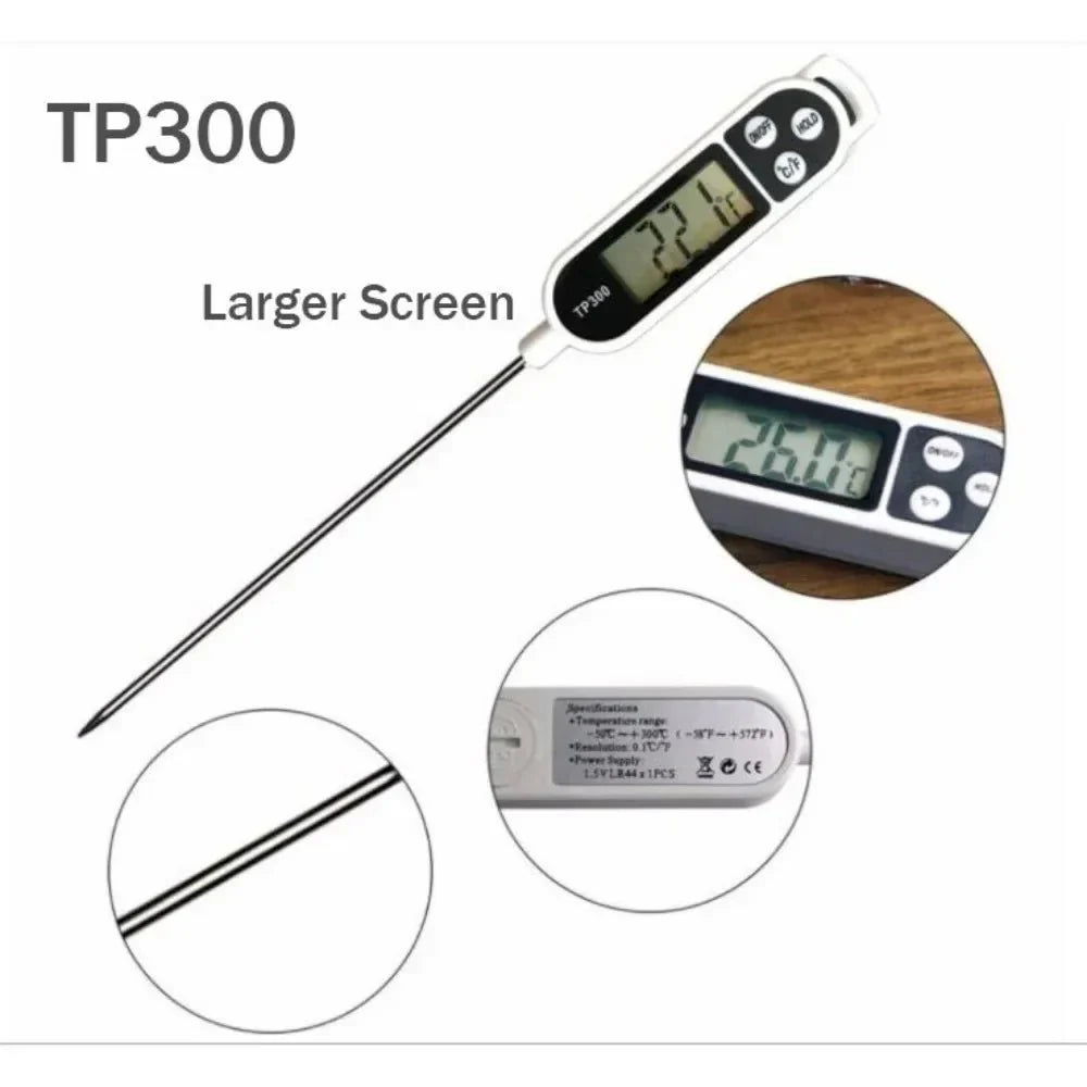 Best Kitchen Thermometer TP300 – Meat & BBQ Probe