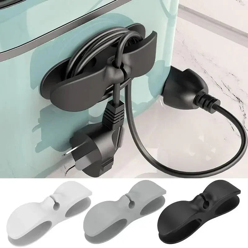 Wire Holder for Wall – Kitchen Cable Organizer for Power Cords