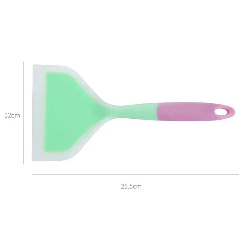 Mini Silicone Spatula Dual Color Kitchen Utensil