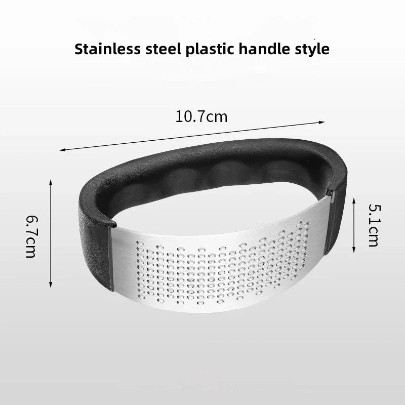 Multi-function Manual Garlic Press Stainless Steel Garlic Presse Curved Garlic Grinding Slicer Chopper Home Cooking Gadgets Tool
