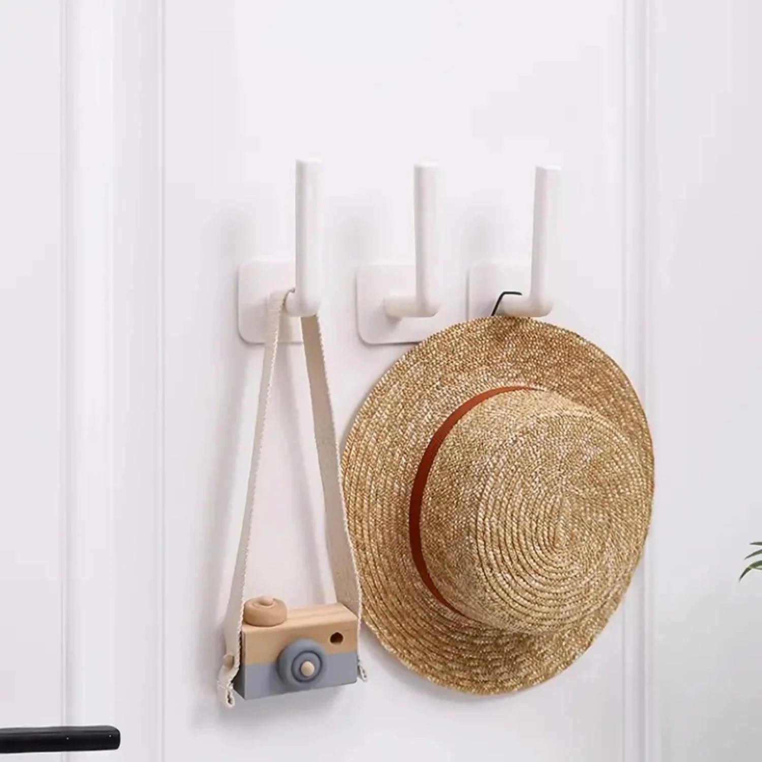 Stylish, Waterproof, and Self Adhesive Key Hooks for Bathroom, Kitchen, and Outdoor Use - Sturdy Capacity of 10lb - Perfect Adhe