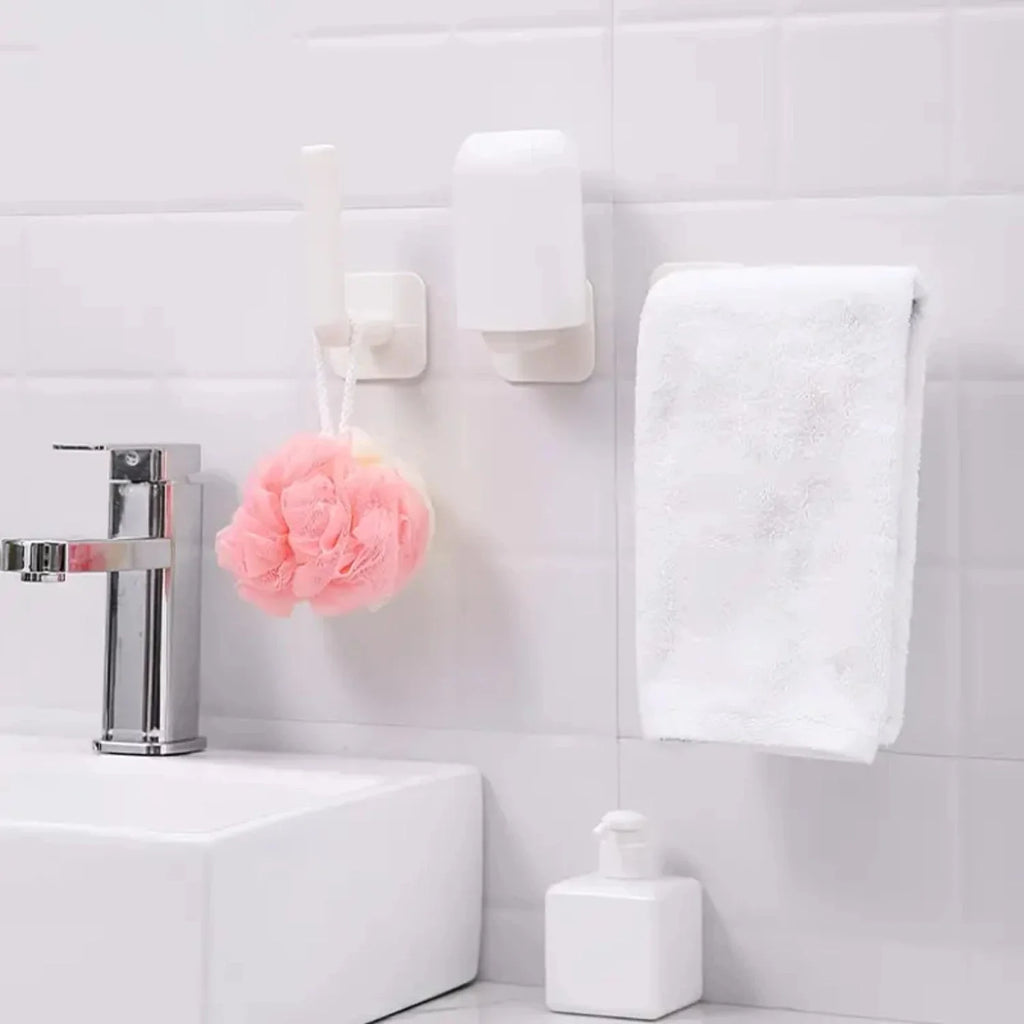 Stylish, Waterproof, and Self Adhesive Key Hooks for Bathroom, Kitchen, and Outdoor Use - Sturdy Capacity of 10lb - Perfect Adhe