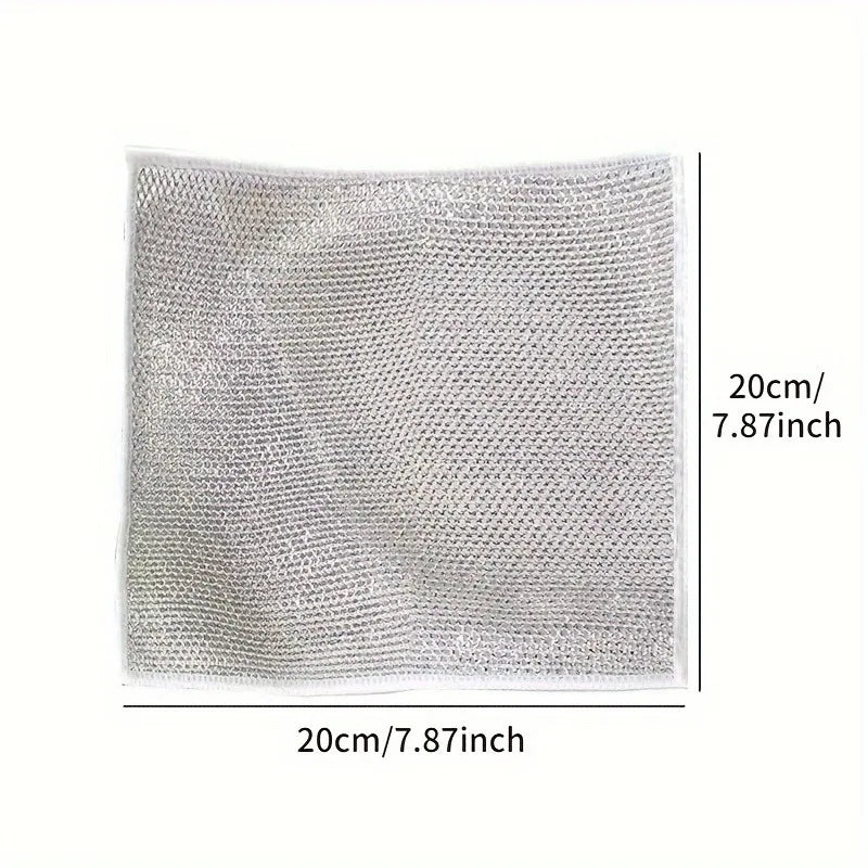 Metal Dish Scrubber – Steel Wire Cleaning Cloth